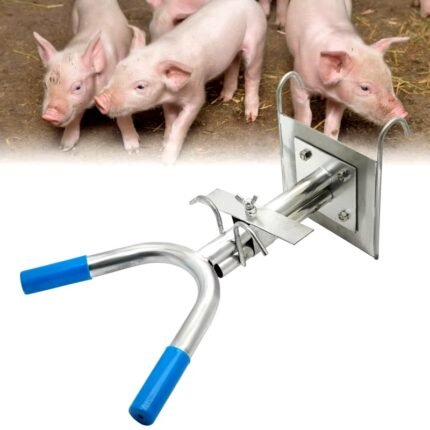 Estante soporte para manejo de lechón castrador inoxidable